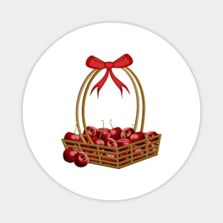 Cherry Basket Magnet